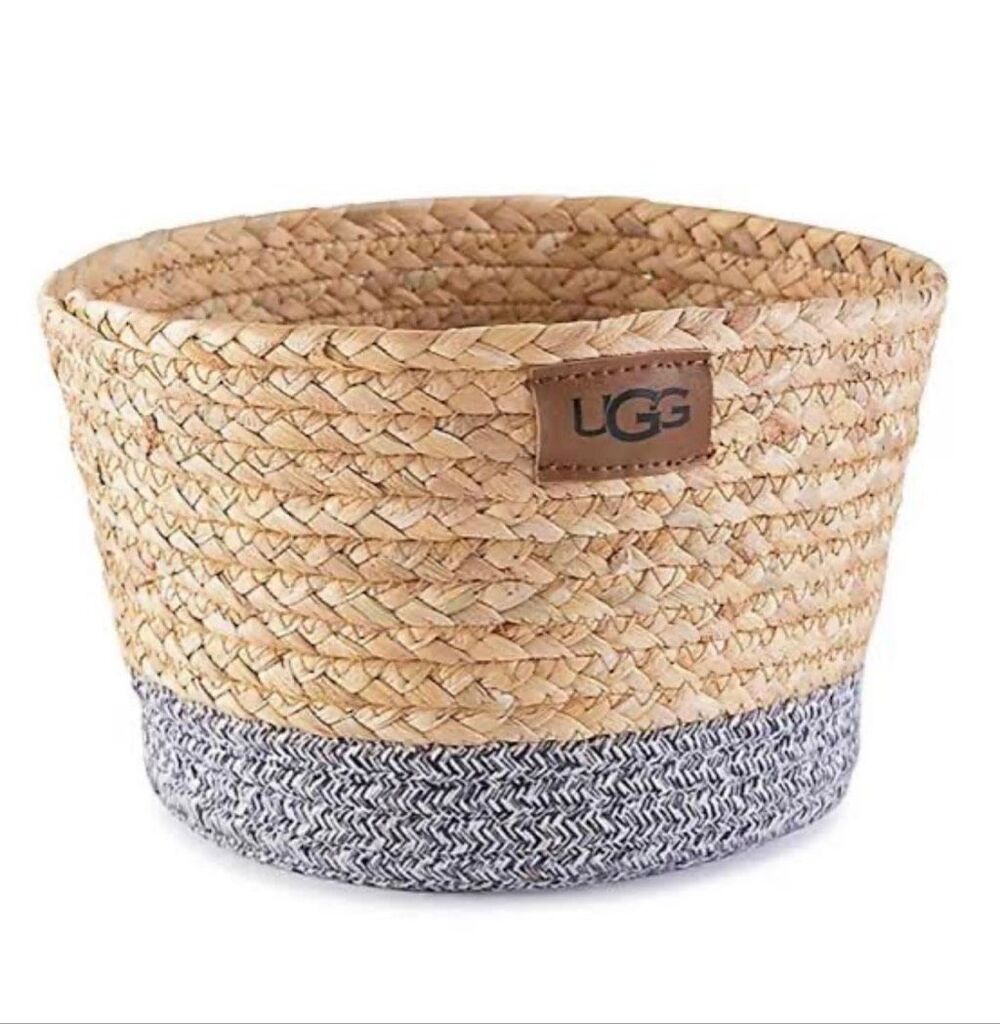 UGG Kateri Colorblock Medium Vanity Bin In Natural/navy